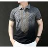 Summer 10 Color Leopard Nation Print Polo Shirt Men's Outdoor Street Short Sleeve Tees Top Fashion Home Casual T-shirt Men's and Women's Polo Shirt