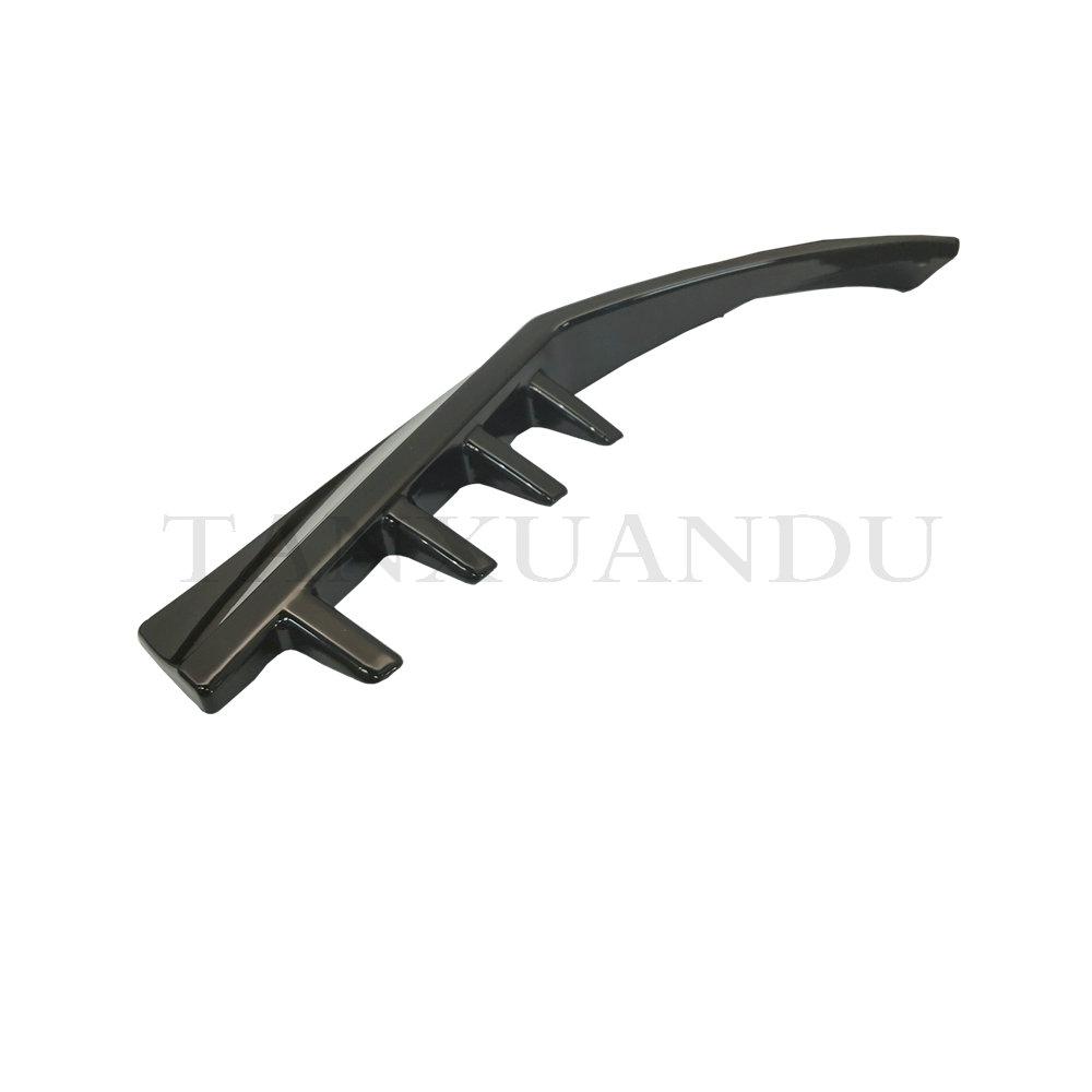 FitFor VW Golf -2022 GTI RLine R 8 MK8 MKVIII Rear Window Side Spoiler Wing Trim Cover Painted Gloss Black Sport Blade