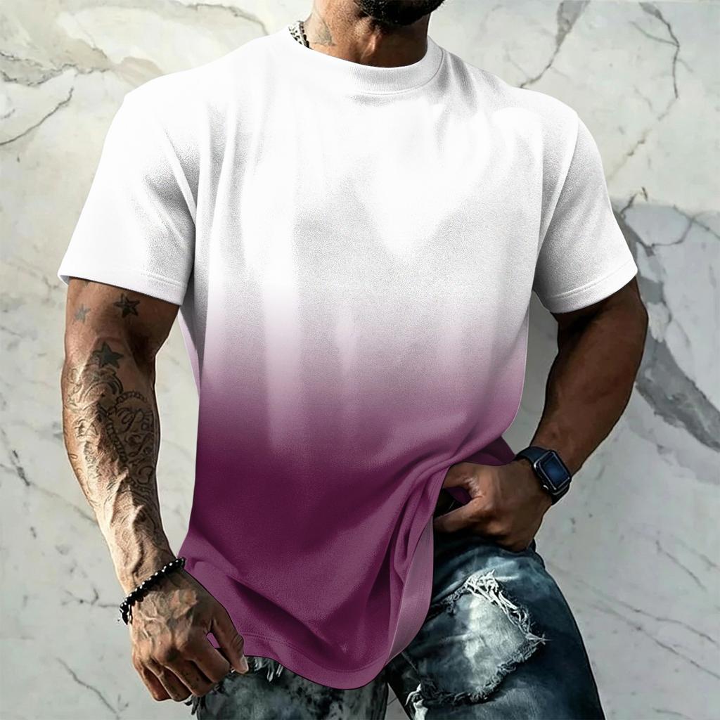 Men’s Vintage Short Sleeve T Shirt Loose Fit Breathable Summer Athletic Streetwear Casual Daily Top for Everyday Wear