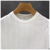 Men S Ice Silk Knit Short Sleeve T Shirt Casual Summer