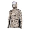 Men's Camouflage Quick-Dry Mesh Fishing Hoodie with Sun Protection Mask