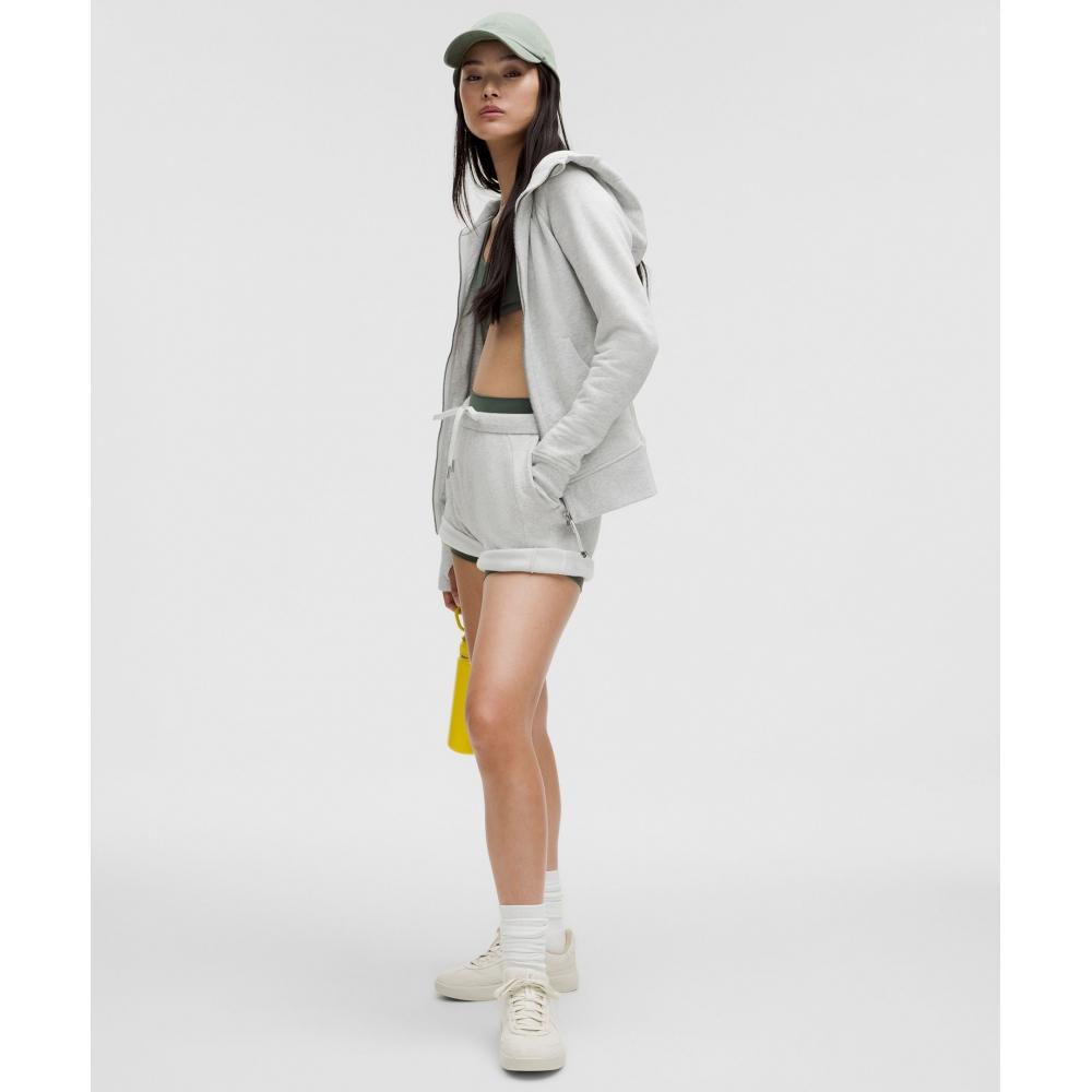 Lululemon Scuba Full Zip Hoodie Heathered Core Ultra Light Grey