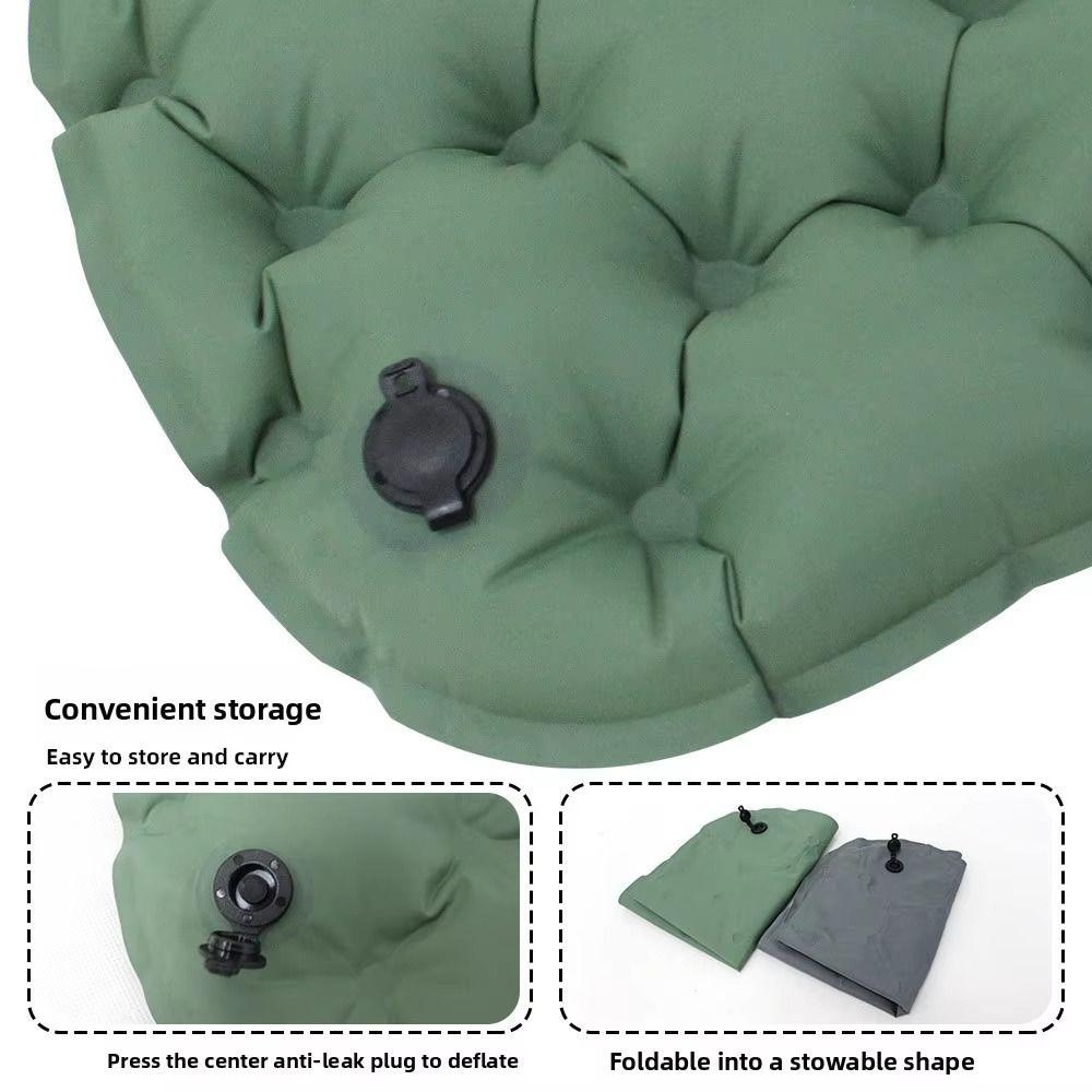 Waterproof Inflatable Seat Cushion Moisture-proof Camping Chair Pad Travel Chair Cushion  Camping