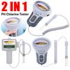 2 In 1 PH Chlorine Meter Chlorine Tester PC-101 PH Tester Chlorine Water Quality Testing Device CL2 Measuring For Pool Aquarium