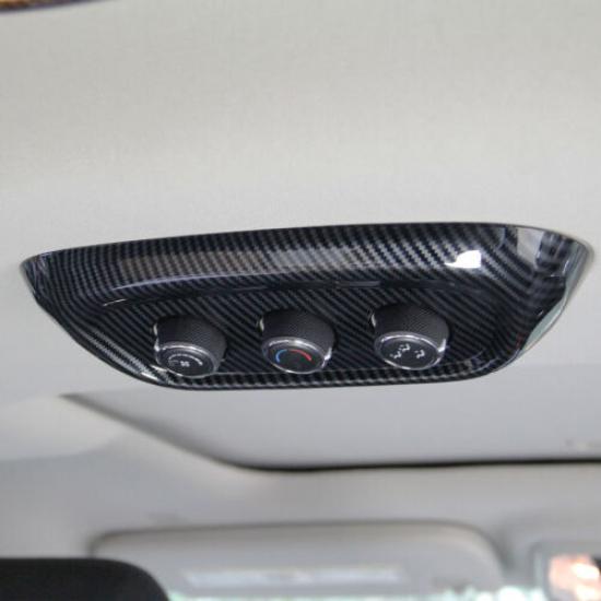 Kofferraum-Dach-Steuerungs-Klimaanlagen-Panel-Abdeckung in Carbonfaser-Optik für Dodge Durango