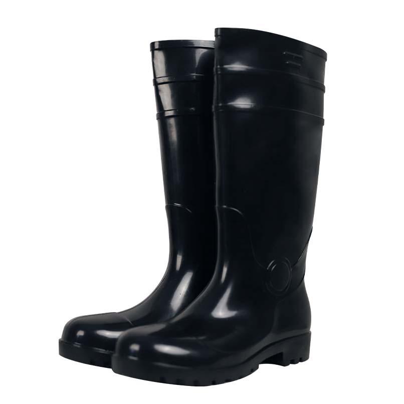 Water Shoes Anti-smashing, Stab-resistant and Wear-resistant Four-season Industrial Use Tall Cylinder Anti-skid