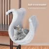 "Stable & Safe Winter Cat Hammock - Detachable, Washable, Folding Climbing Frame"