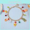 Spring 2026 Festive Jewelry Chain Bracelet With Cartoon Design For Christmas Celebration