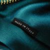 Used Wonder Matelasse Hobo Bag (12166), 5BC125 N88 F0K41 7922, with RFID, Green, 2-Way Logo, Laguna, Women's from Japan