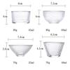 Japanese-Style Handmade Hammered Glass Small Teacup Sake Cup Tea Glass Cup