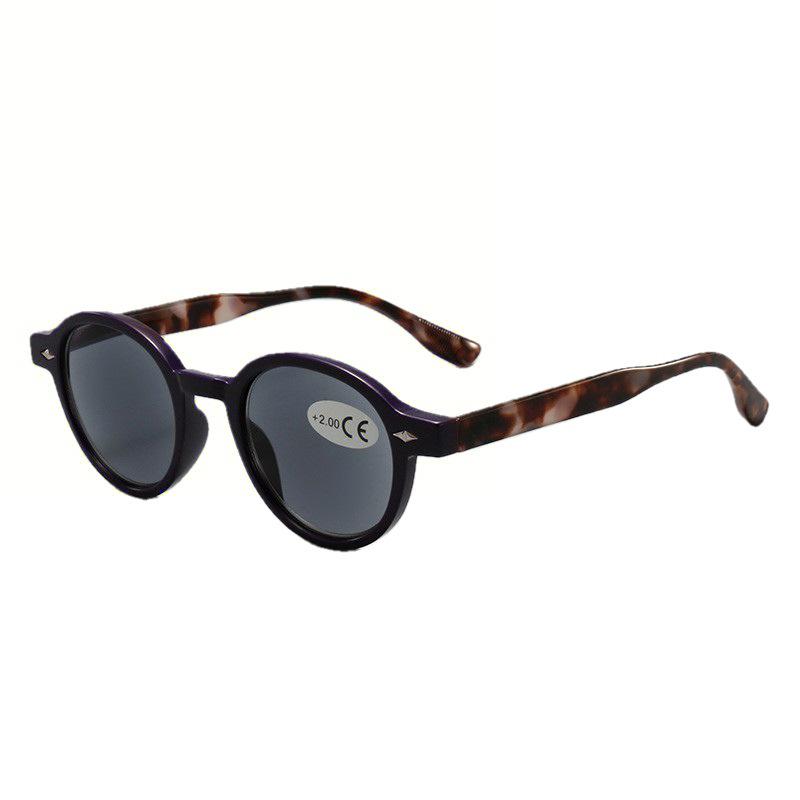 2025 Japanische Retro Runde Anti-Müdigkeit Anti-Blaulicht Lesebrille