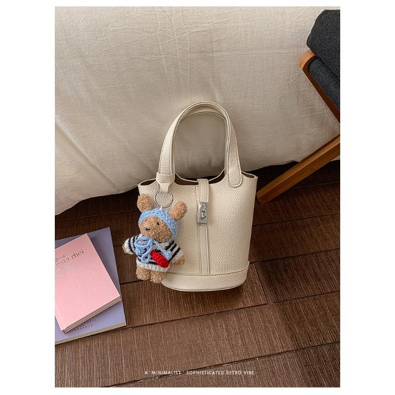 Fashionable Versatile Crossbody Bag, Simple Handbag, Single Shoulder Bucket Bag