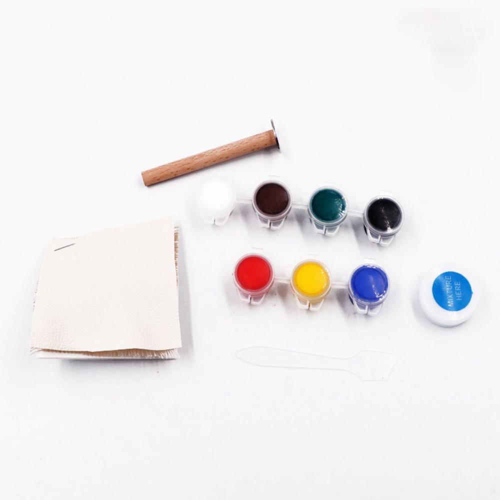 Liquid Skin Leather Repair Tool Set No Heat Car Seat Sofa Vinyl Repair Kits for Cars Seat Leather Holes Scratch Cracks Rips