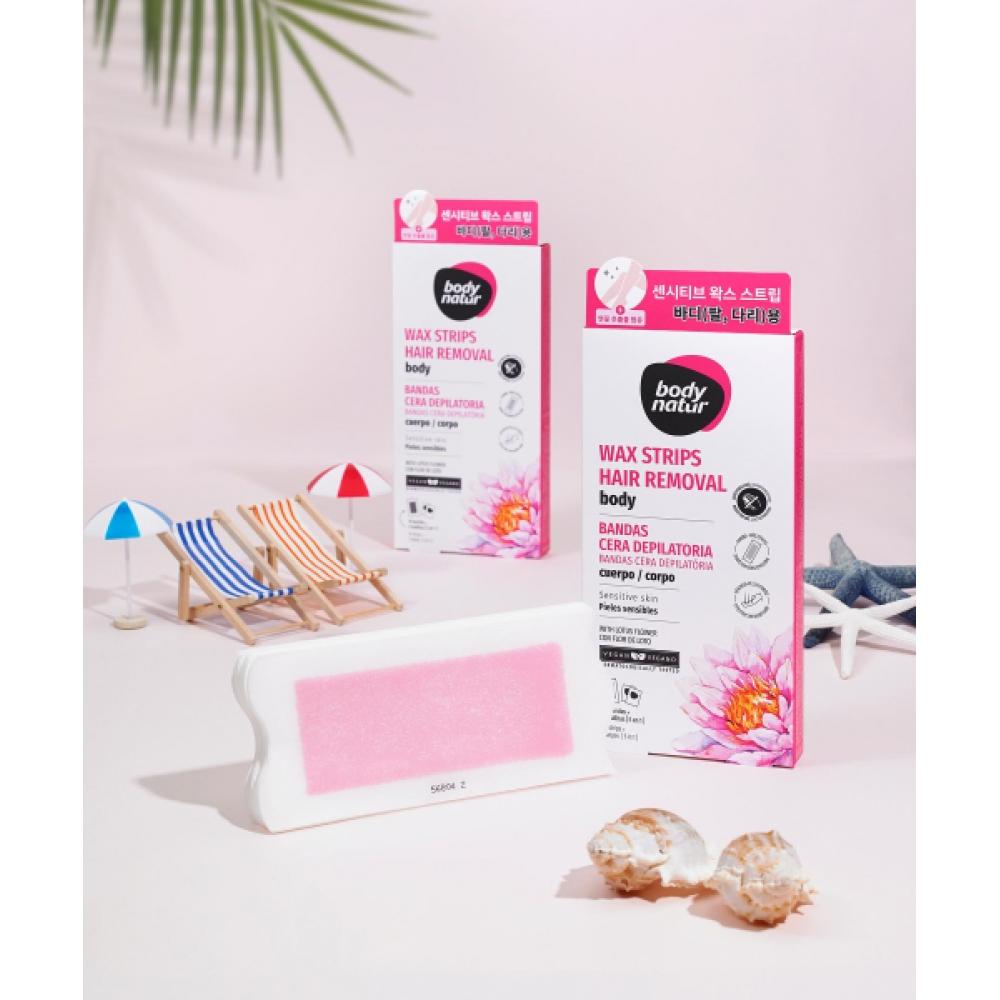Body Natur Wax Strips Lotus Flower For Body none