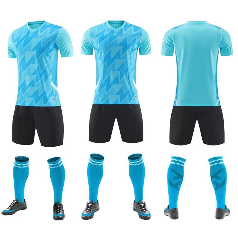 Custom Soccer Uniform Football Kits Quick Dry Soccer Wear Men Football Jerseys Football Uniforms Men Soccer Jerseys Polyester