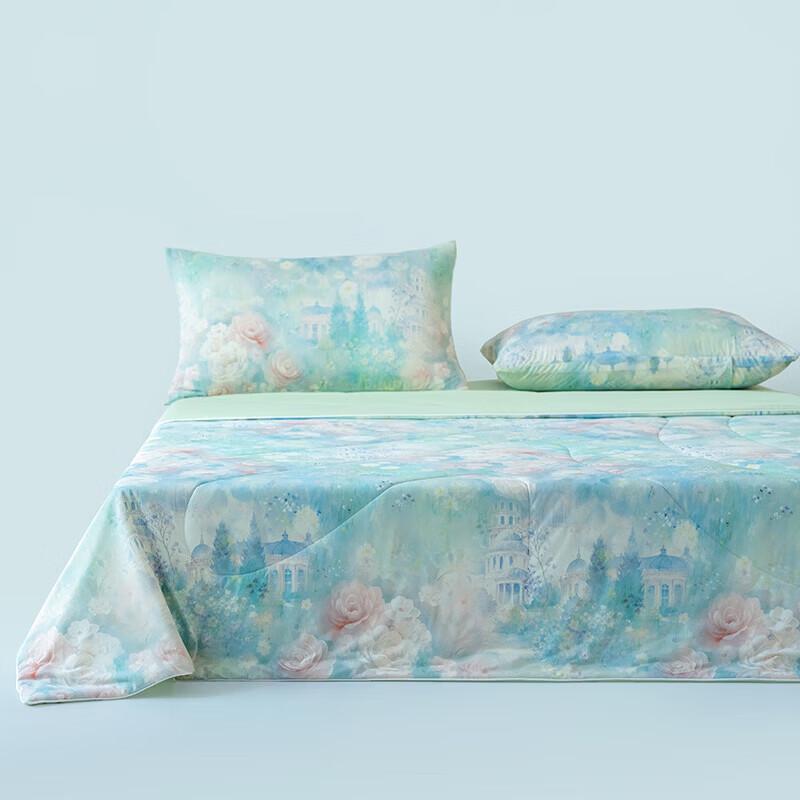 Woodpecker Ice Silk Cloud Feel Summer Quilt