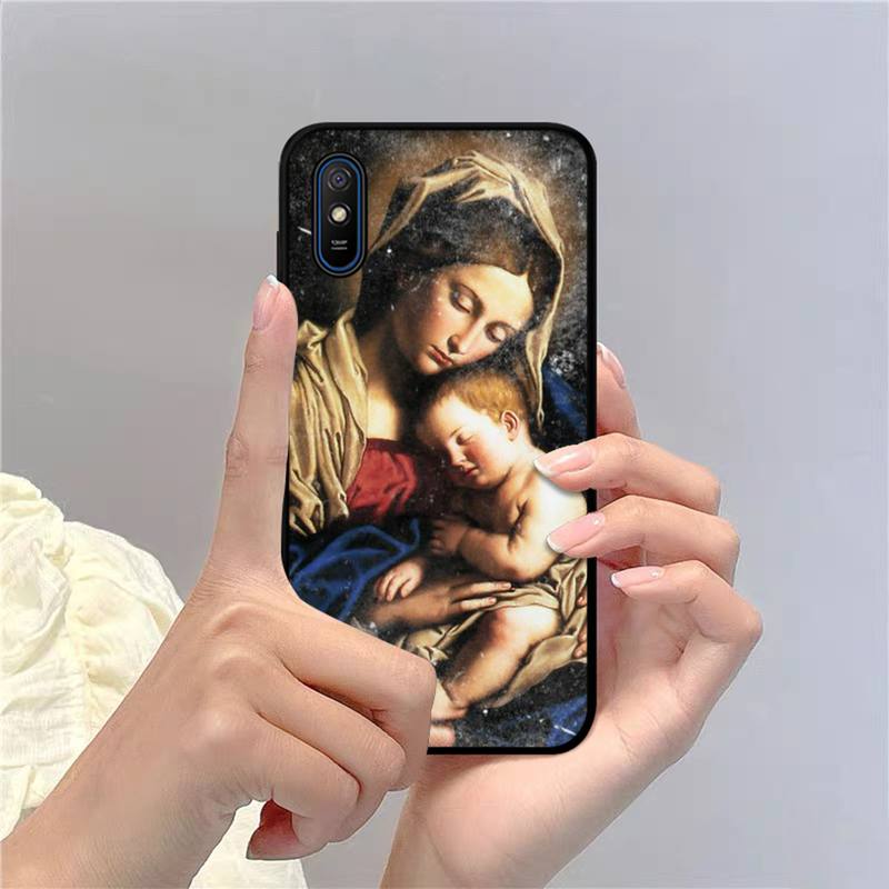 Custodia per telefono Vergine Maria e Cristo per Redmi 9A 8A 7A 7 6A 5A 5 Plus 4X S2 GO K20 K30 6 Note 8 9 Pro Cover