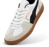 Кроссовки Puma Palermo Leather белый/парово-серый/зеленый