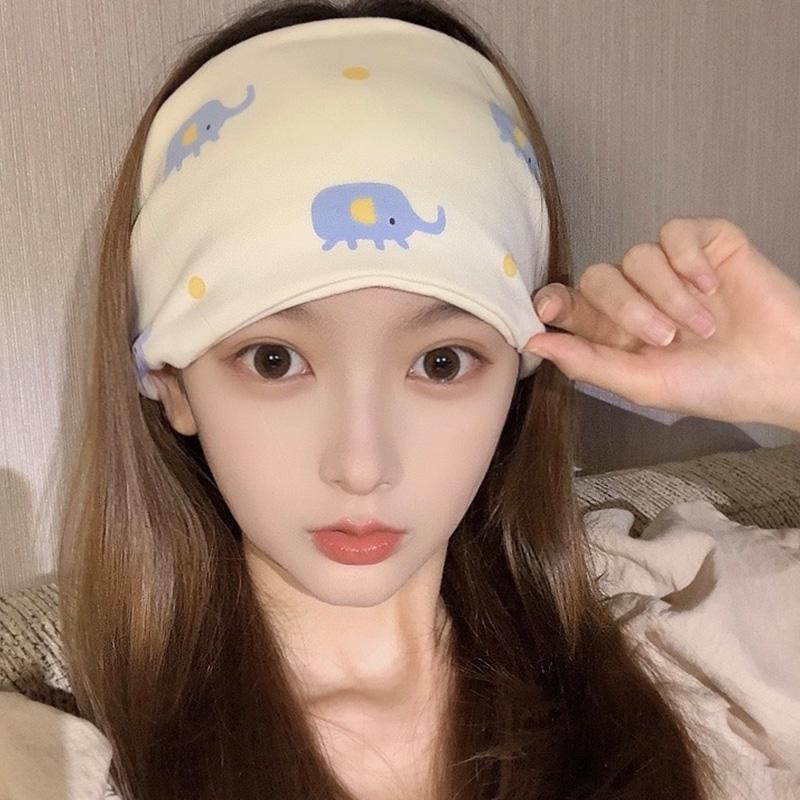 Breathable Maternity Headscarf: Cute, Cotton, Sweat-Absorbent Wide-Brim Hat for Spring/Summer