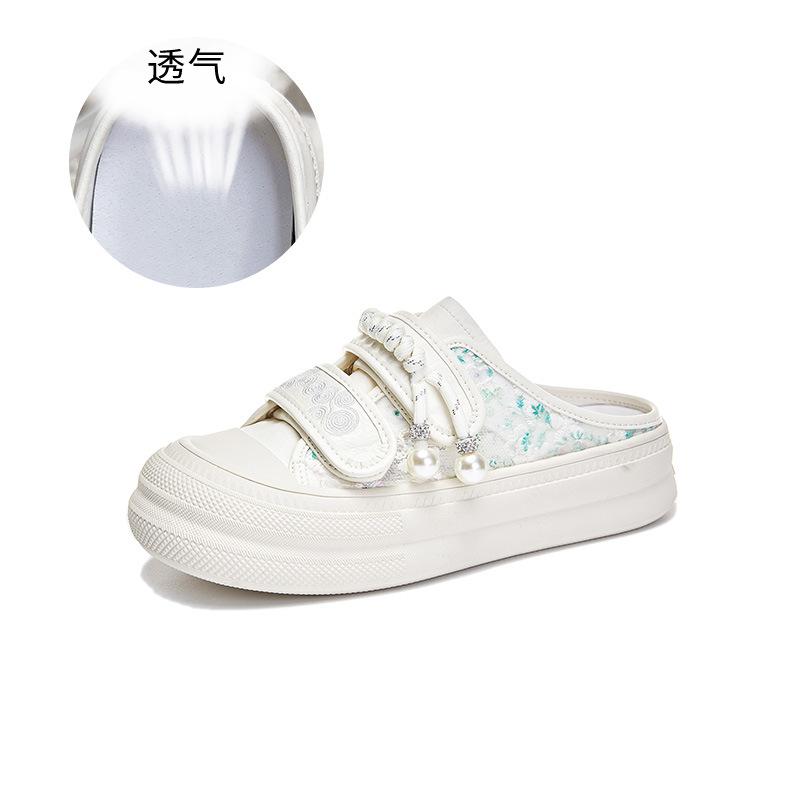 

Velcro bag head slippers women s 2025 summer new thick-soled outer wear fashion sandals casual versatile breathable semi-mop 40