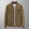 New Corduroy Jacket Men's Spring and Autumn Wear Stand-up Collar Retro Casual Versatile Clothes Middle-aged Men's Coat Trend