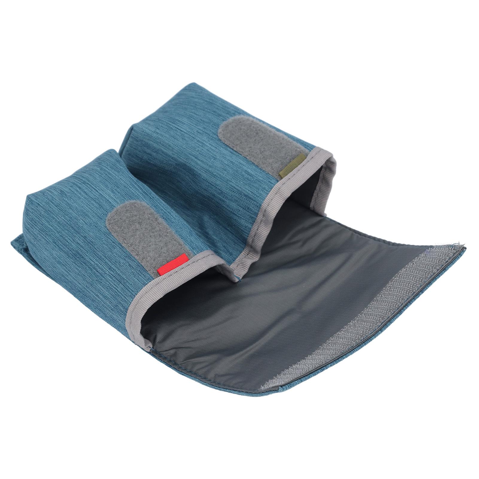 

Drone Battery Bag 2 Pockets Portable Camera Battery Case Protective Cover for Outdoor синій