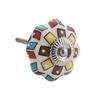 Simple Single Hole Ceramic Pumpkin Handle Round Vintage Vintage Cabinet Knob European Style Creative Door Pull Handles Furniture