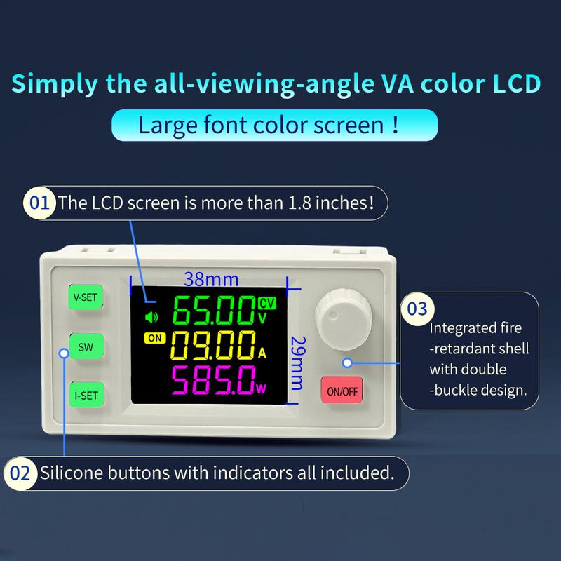 XY7025 adjustable step-down power supply DC12-85V CNC DC constant voltage and constant current module 25A/1750W