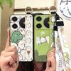 Silicone Wrist Strap Phone Case For ZTE Nubia Music Lanyard Durable Wristband Soft Case Ring Anti-knock Cartoon Cute