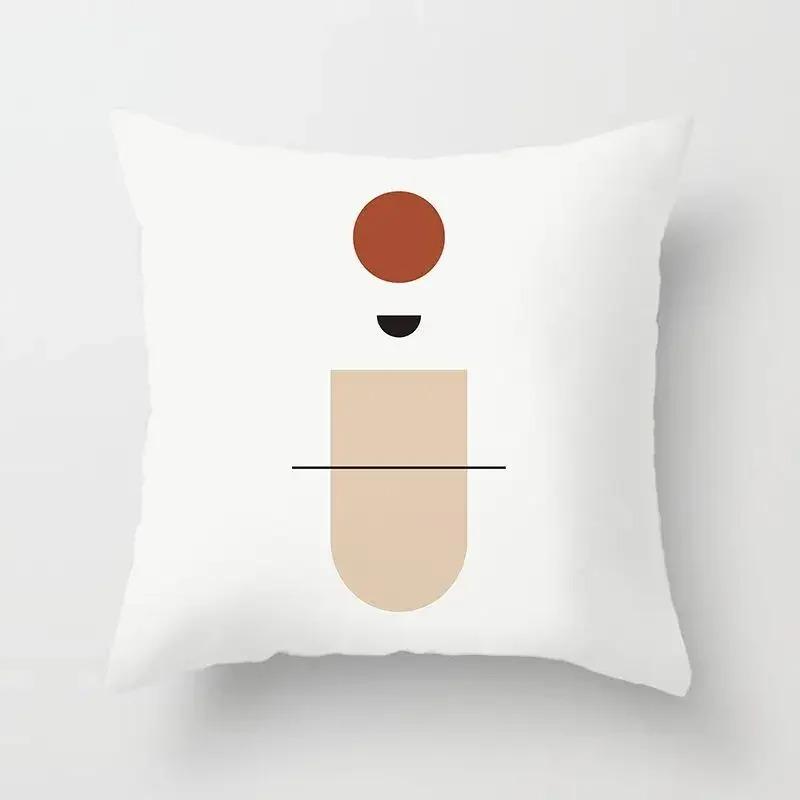 Simple Abstract Line Drawing Decorative Pillowcase Living Room Office Ornaments Home Pillowcase