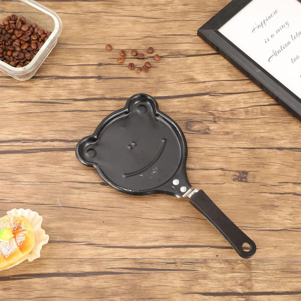 Kreativní mini nepřilnavá pánev ve tvaru srdce na roztomilá kreslená smažená vejce