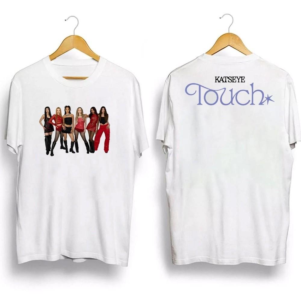 Katseye Red Photo Katseye Touch TShirt All Size S3XL Unisex T-Shirt XXL