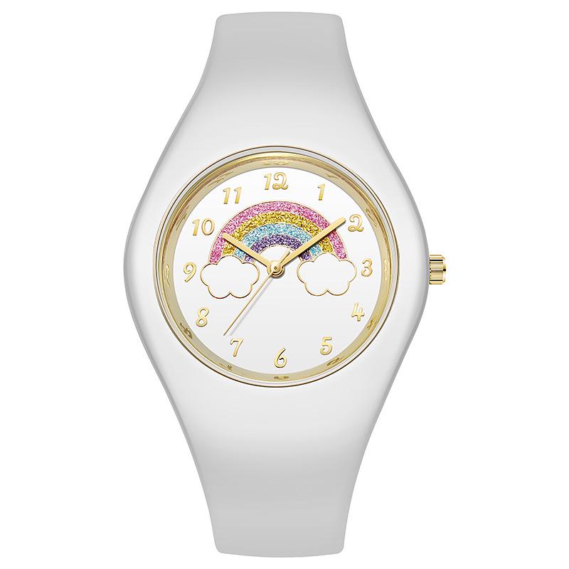 Orologio da polso al quarzo versatile da donna con cinturino in silicone - Ideale per ragazze, studenti, coppie e influencer di TikTok