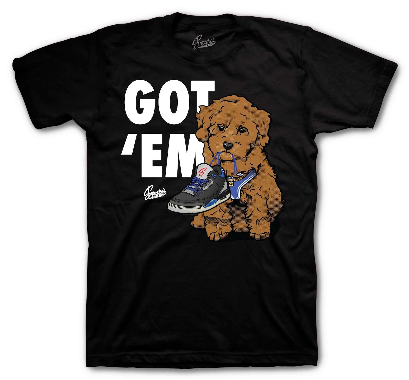 Retro 3 Rare Air Graphic T-Shirt AJ3 - Copped Em Sneaker Tees S