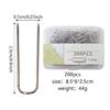 100/200Pcs Double Blocking Pin Straight Pins Fork Pin Needlecraft Pin for Sewing Fabric Quilting Project Jewelry Display