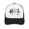 Verspielte gemusterte Katzen Linienkunst Netz Baseballkappe Lässiger Hut Outdoor Für Damen Unisex FeUnisex