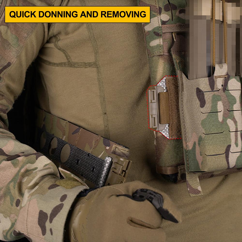 1Pc Tactical Vest Plate Carrier 3AC Quick Release Buckle Kit Modular Slide Buckle Ferro Style V5 FCPC Hunting Chest Rig Gear
