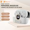Neck Electric Massager Body Neck Massage EMS Cervical Vertebra Massage Patch for Muscle Pain Relief LCD Stimulator Relief Pain