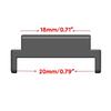 For 18mm-20mm Straps Metal Link Lugs Connector Adapter Bracelets 1 Pair
