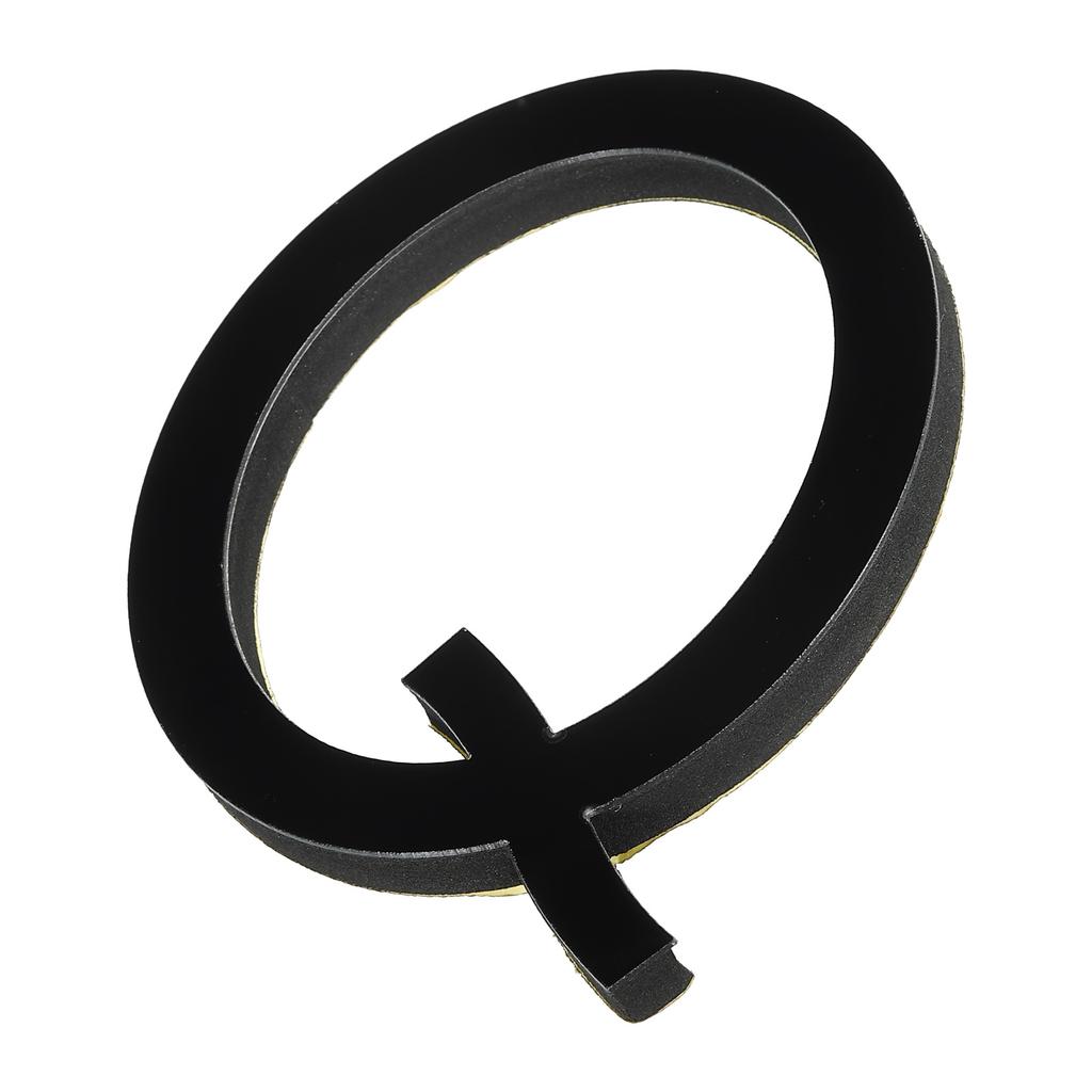 10cm Black 26 English Letters Wall Sticker 3D Mirror Acrylic Wall Sticker Decals Self-Adhesive Decor Wall Art Mural Home Party