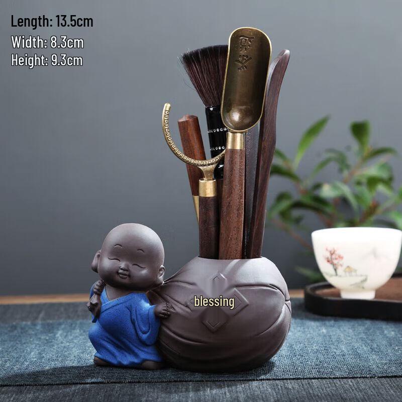 Auspicious Tea Pet Six Gentlemen Ornament