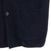 BATONER Made In Japan Linen Blend Long Sleeve Knit Cardigan 1 Navy Men's Used