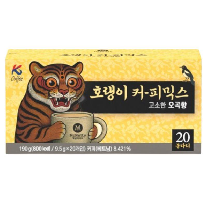 McNulty Horangi Korean Coffee Mix Nutty Five Grain Flavor 20 Sticks 1box(20ea)