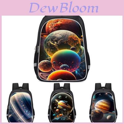 Large Capacity Lightweight 3d Backpack For Kids Oxford Cloth Unisex School Bag
