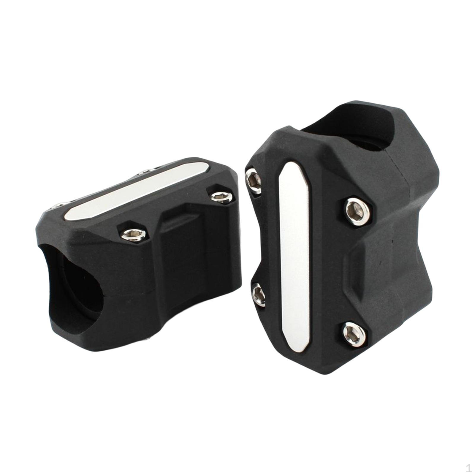 Engine Guard ,Sturdy Aluminum Alloy, Lightweight Protective, Decorative Protector for Motorcycle Argent
