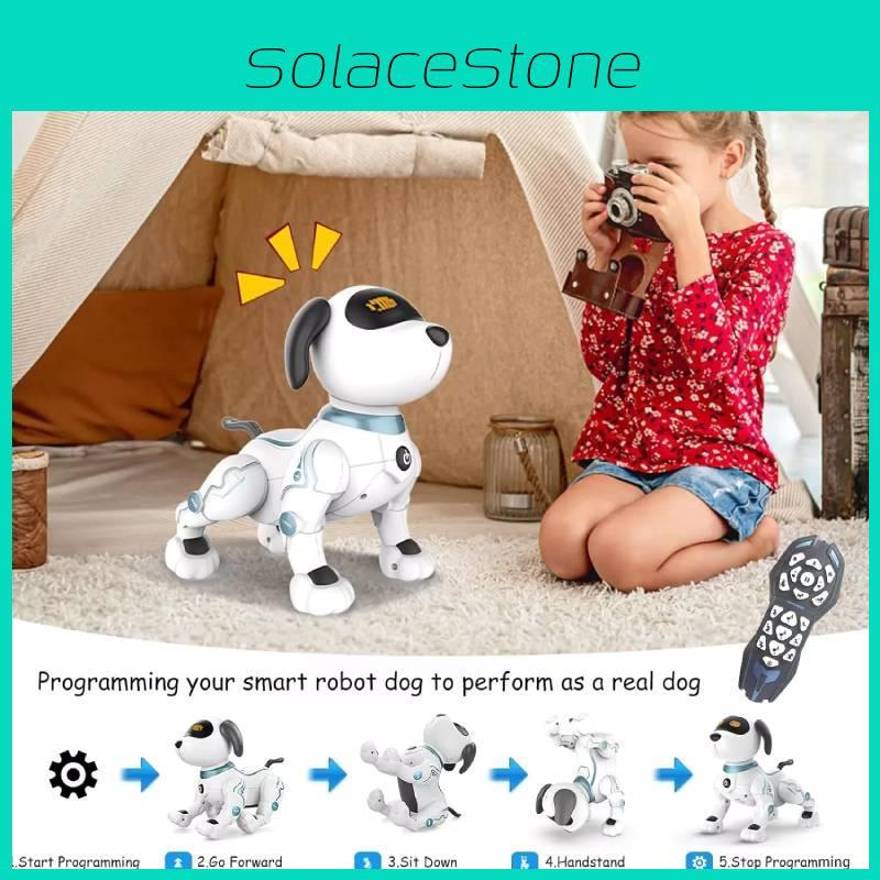 Innovative Remote Control Programming Trick Dog Interactive Robot Toy For Kids