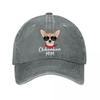 Berretto da Baseball Mamma Chihuahua Nuovo Berretto da Baseball in Cotone Lavato Vintage Cappelli da Sole Genitori Bambini