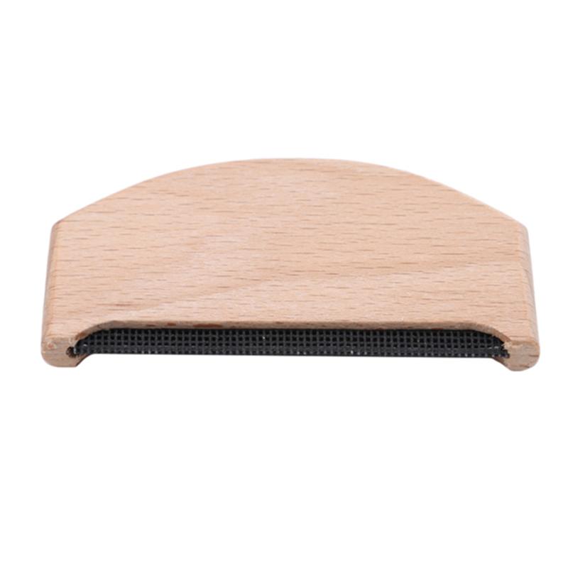 Wool Ball Remover Wooden Sweater Shaver Cashmere Fabric Hair Scraper Portable Clothing Lint Cleaning Tool