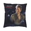 Fashion Johnny Hallyday Cushion Cover X Soft Singer French France Pillow Case for Car Square Pillowcase Home Decorative