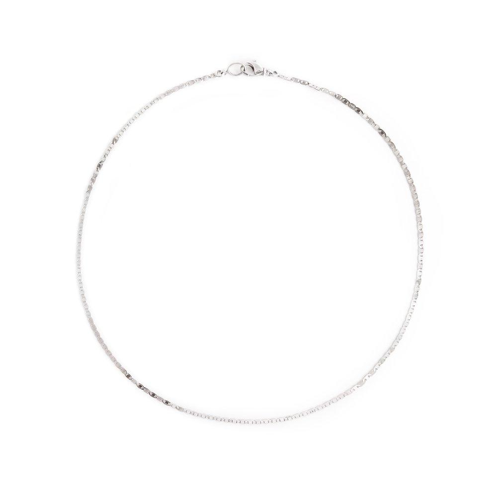 

[EZINA JEWELRY] Mirror Link Chain Necklace